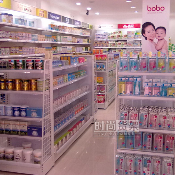 母嬰店貨架_雙面貨架